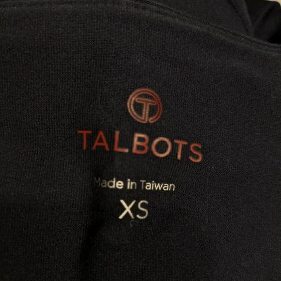 NWT Talbots Capri Pants XS Blue Active Leisure - Picture 11 of 12